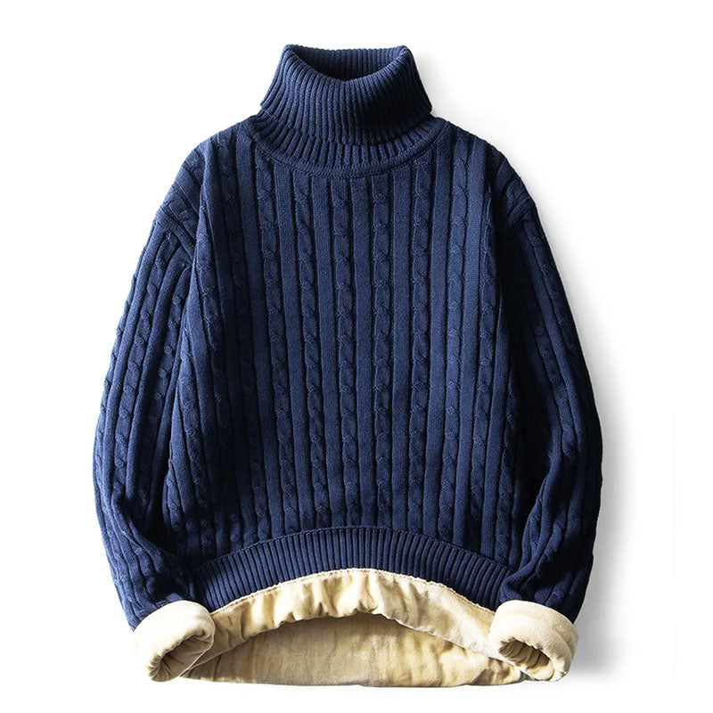 Men's Heritage Cable Knit Sweater – West Belmont